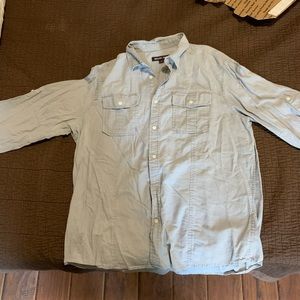 Grey Button down shirt
